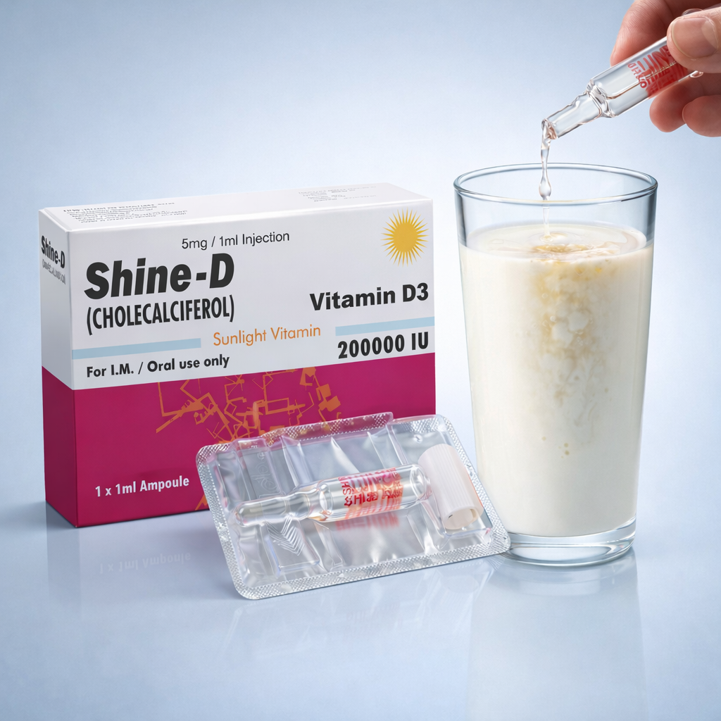 Shine-D Vitamin D3 (Cholecalciferol) inj 1s