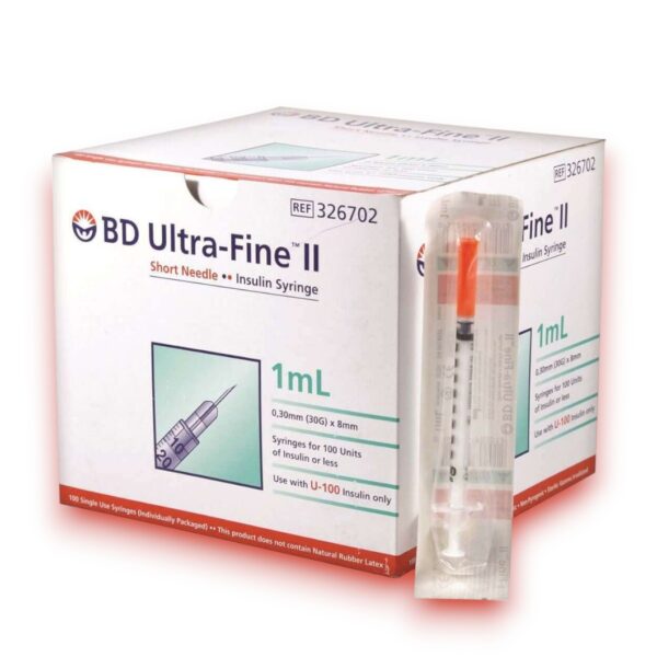 BD Ultra-Fine™ II 1ml Insulin Syringe – Pack of 10