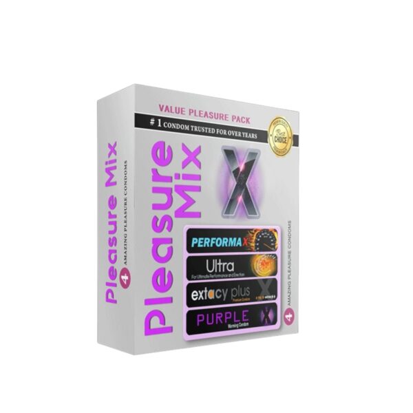 Klimax X Pleasure Mix Condoms , 4pc