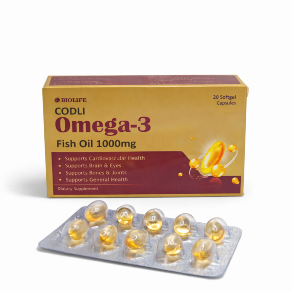 CODLI Omega-3 Fish Oil 1000mg