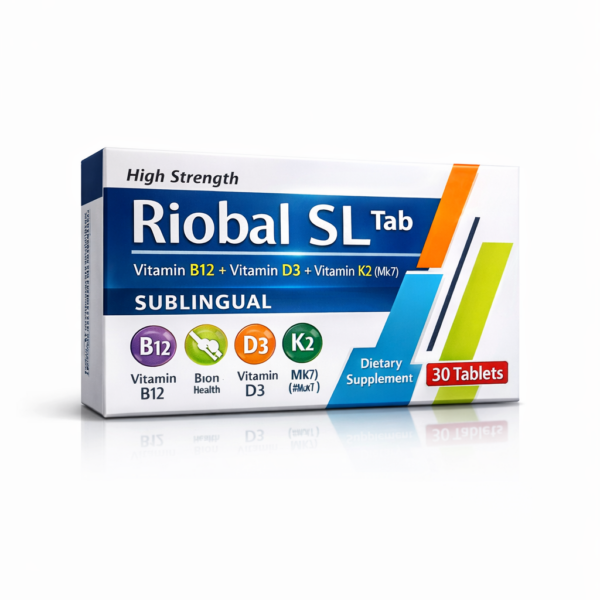 Riobal SL Tablet 30’s | Vitamin B12, D3 & K2 Supplement