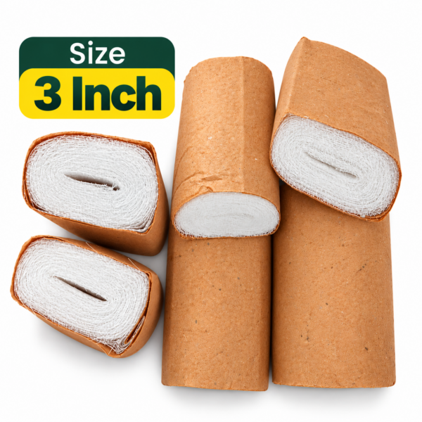 Ever Shine Cotton Bandage 3Inch – Sterile-Style Cotton Bandage Roll
