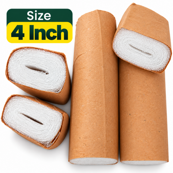 Ever Shine Cotton Bandage 4Inch – Sterile-Style Cotton Bandage Roll