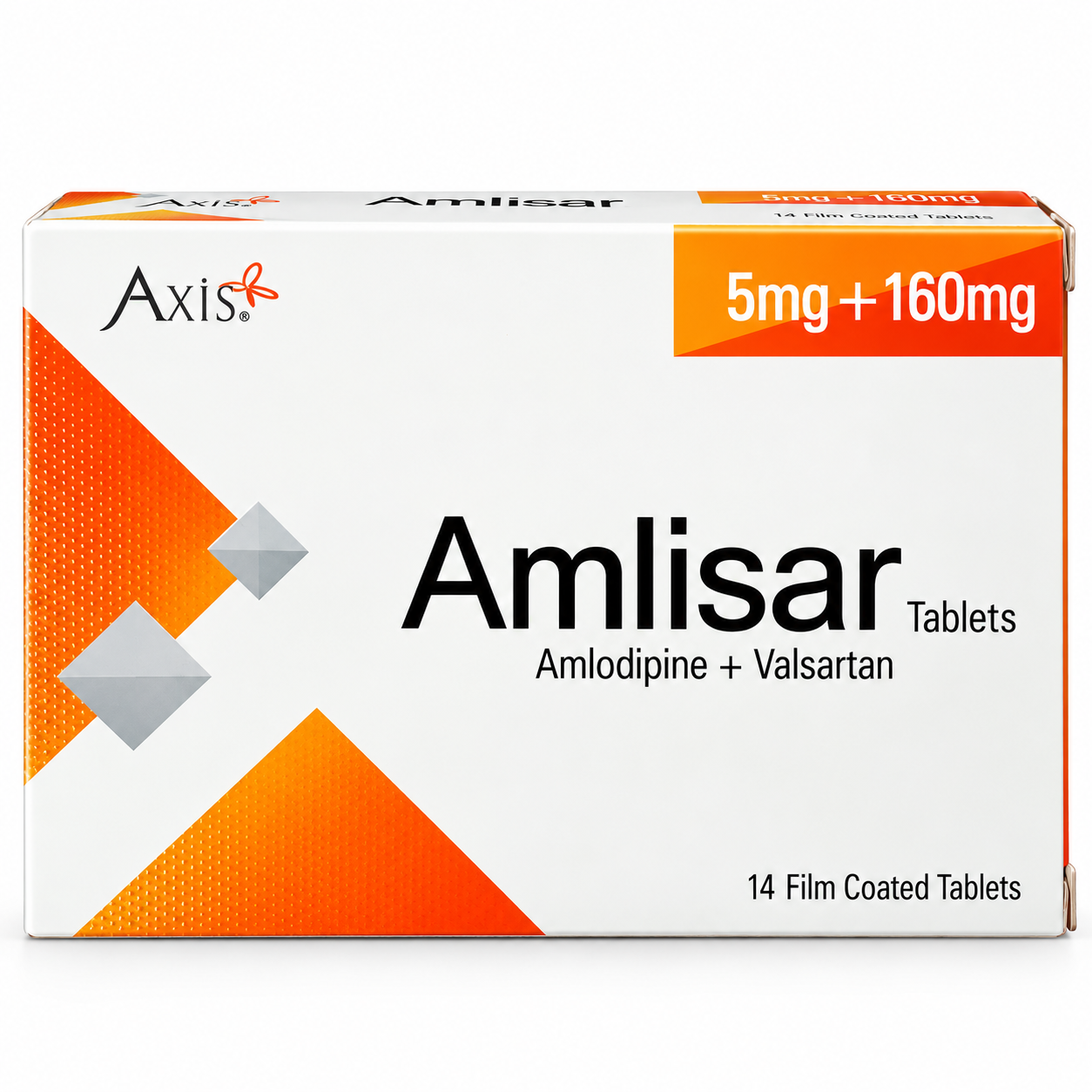 Amlisar 5mg/160mg Tablets – Amlodipine + Valsartan - Image 2