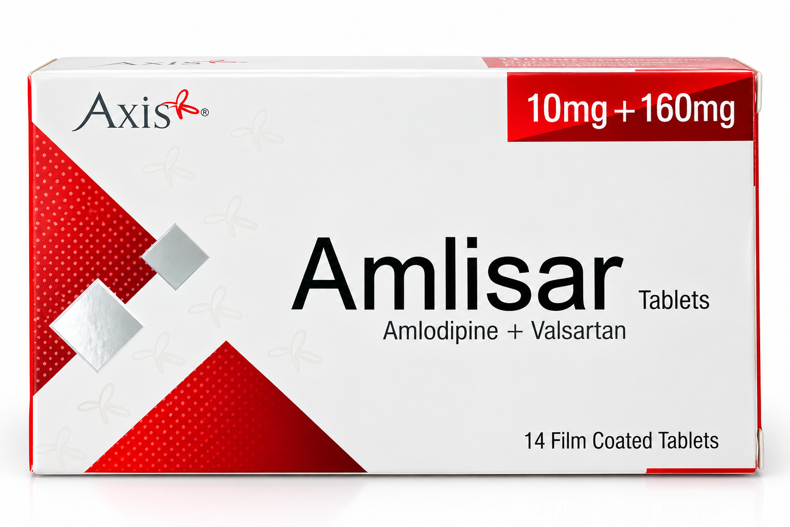 Amlisar 10mg + 160mg Tablets – Amlodipine + Valsartan | 14S - Image 2