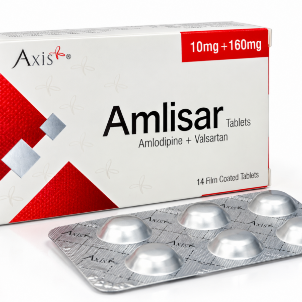 Amlisar 10mg + 160mg Tablets – Amlodipine + Valsartan | 14S