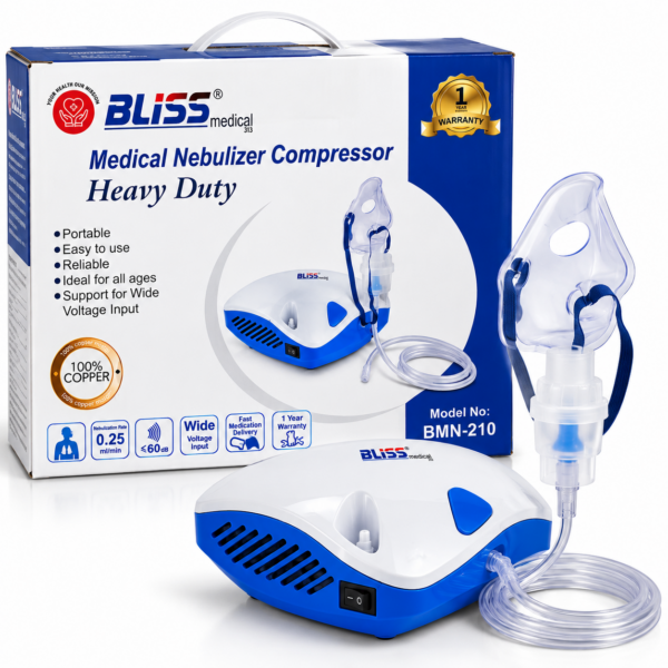BLISS Medical BMN-210 Heavy Duty Nebulizer Compressor