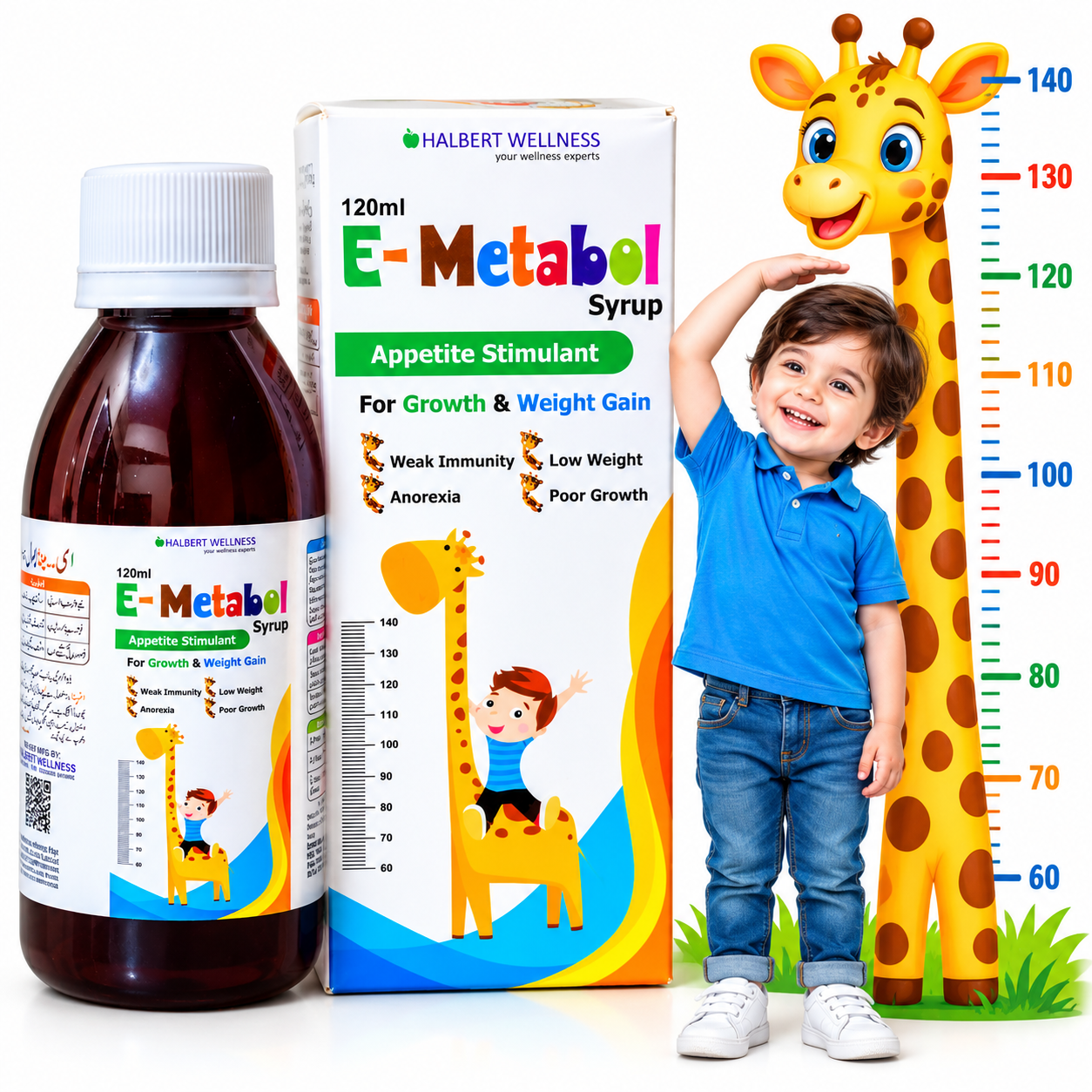 E-Metabol Syrup 120ml – Appetite Support & Nutritional Supplement - Image 2