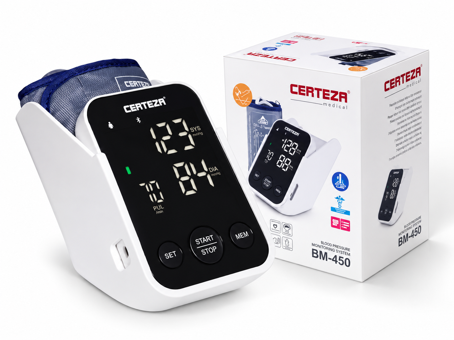 Certeza BM-450 Digital Wrist Blood Pressure Monitor - Image 2