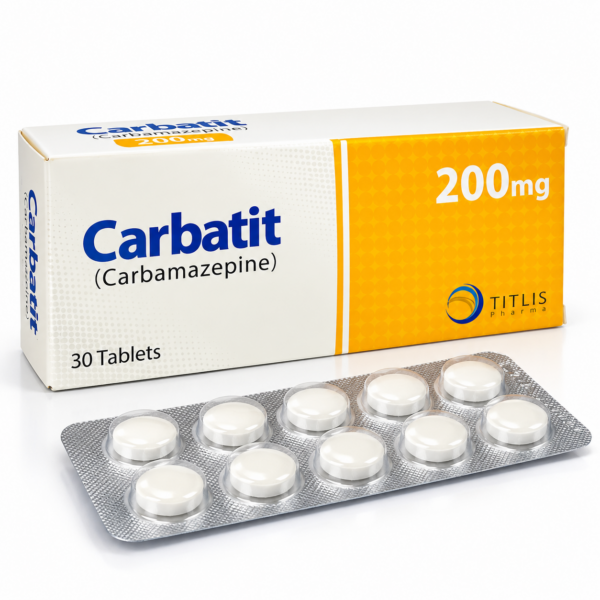 Carbatit 200mg Tablets (Carbamazepine) – 30 Tablets