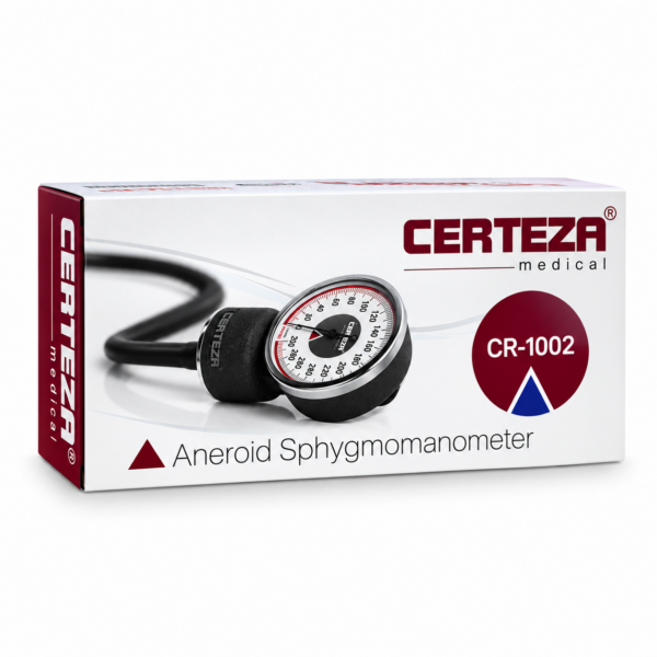 CERTEZA Medical CR-1002 Aneroid Sphygmomanometer – Manual Blood Pressure Monitor
