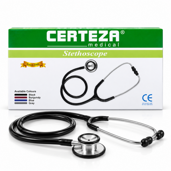 CERTEZA Medical Stethoscope – Professional Medical Listening Device