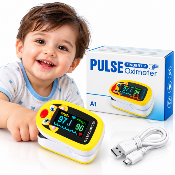 Baby Pulse Oximeter A1 – Blood Oxygen & Pulse Rate Monitor