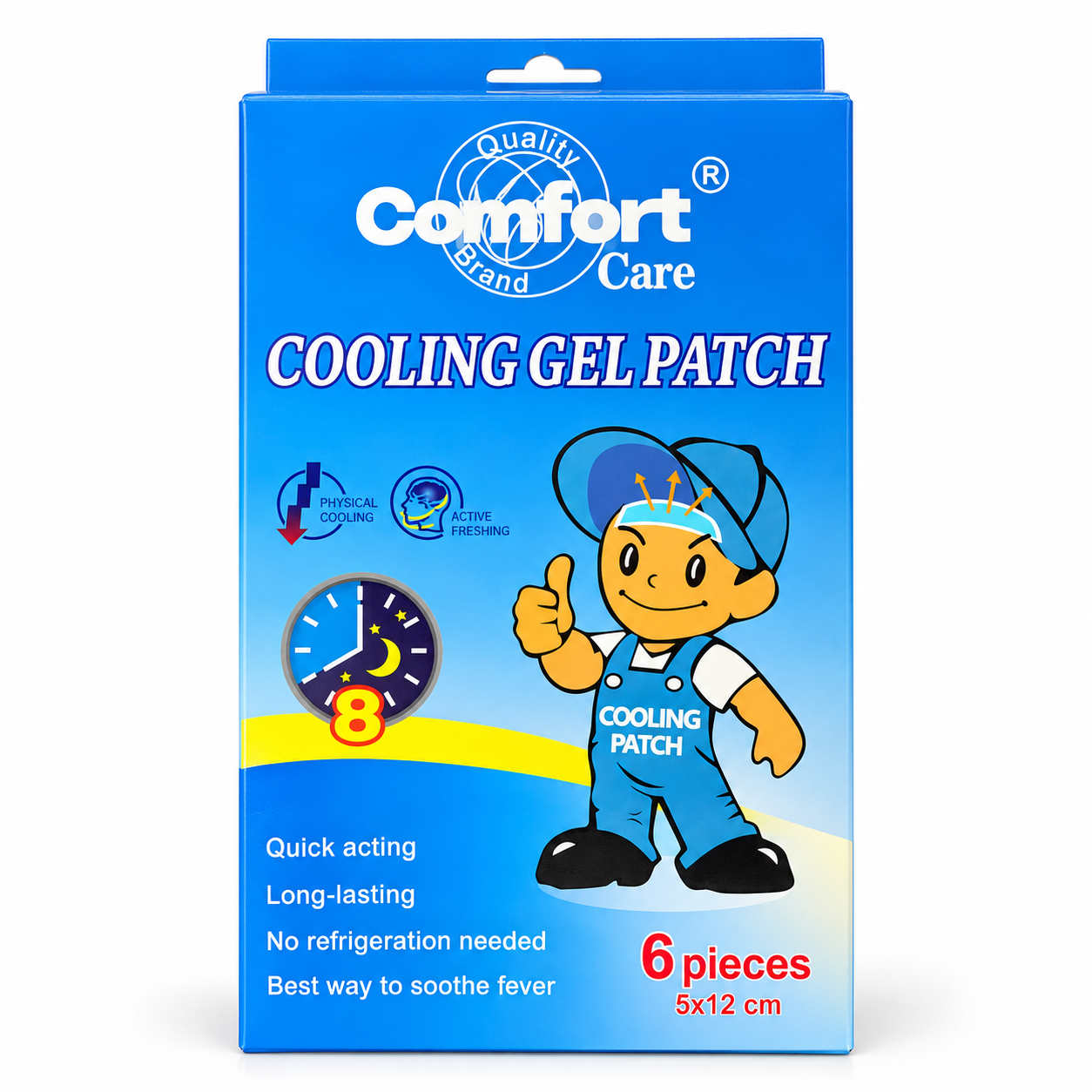 Comfort Care Cooling Gel Patch – 6 Pieces