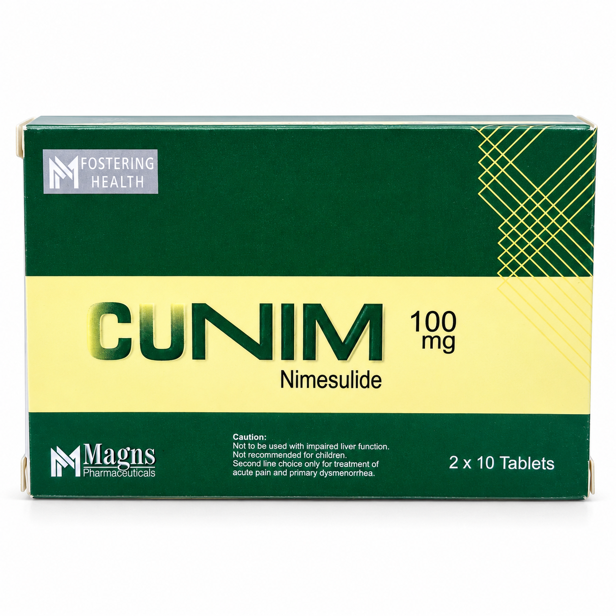 CUNIM 100mg Tablets – Nimesulide | 20 Tablets - Image 2