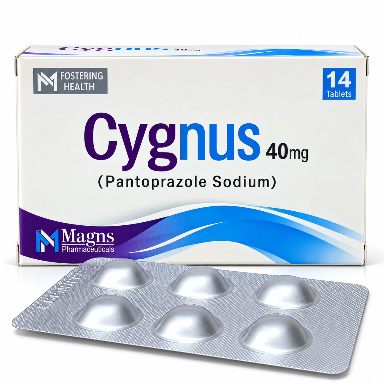 Cygnus 40mg (Pantoprazole Sodium) – 14 Tablets
