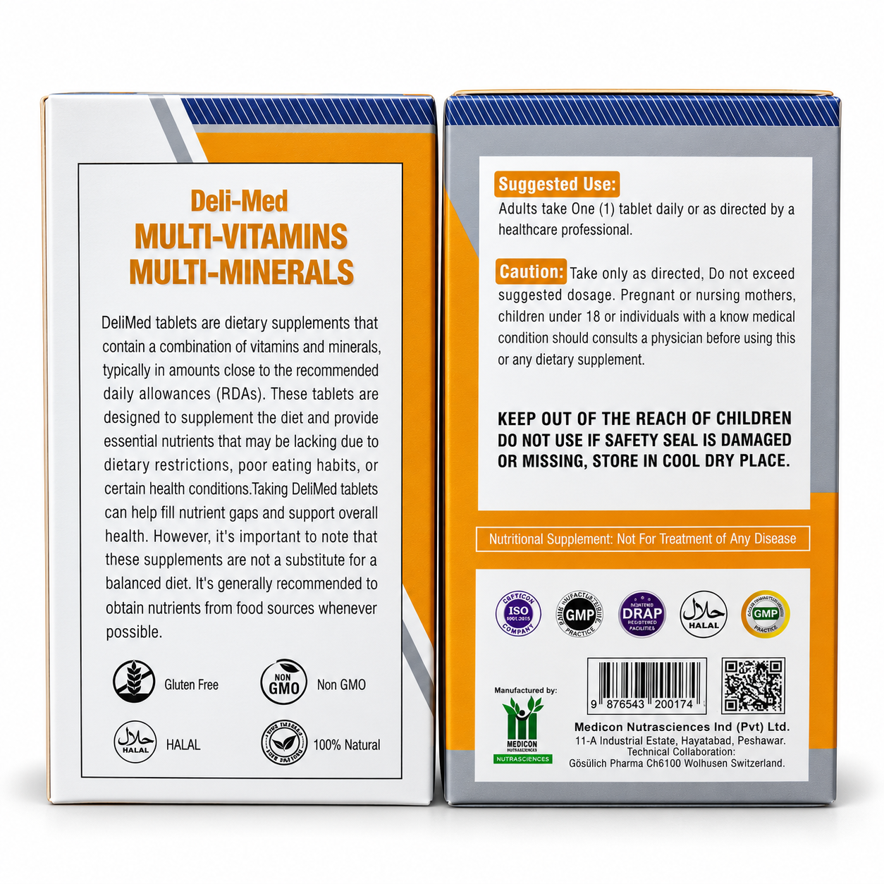 Deli-Med Multivitamins and Multi-Minerals – 30 Tablets - Image 3