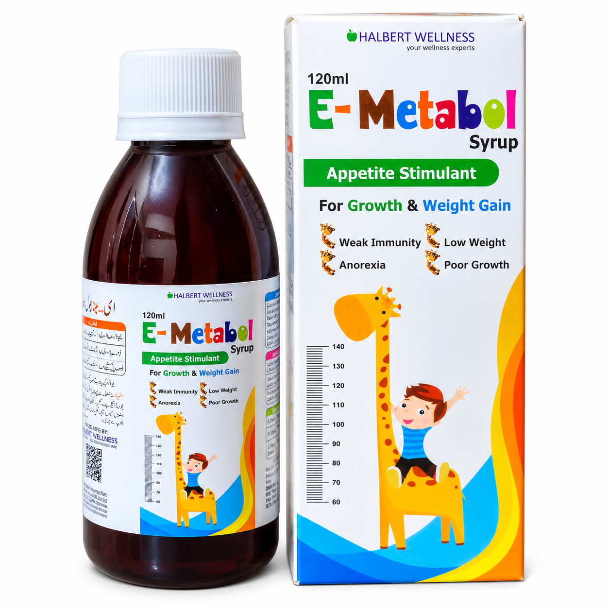 E-Metabol Syrup 120ml – Appetite Support & Nutritional Supplement