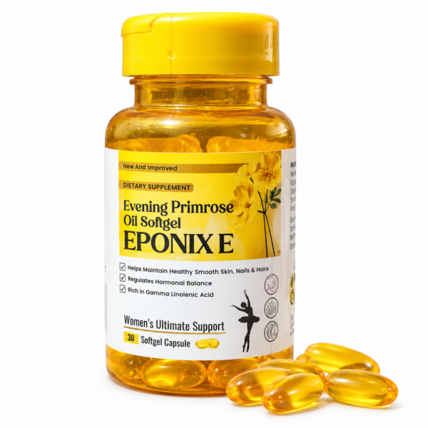 Eponix E Evening Primrose Oil Softgel Capsules – 30 Softgels