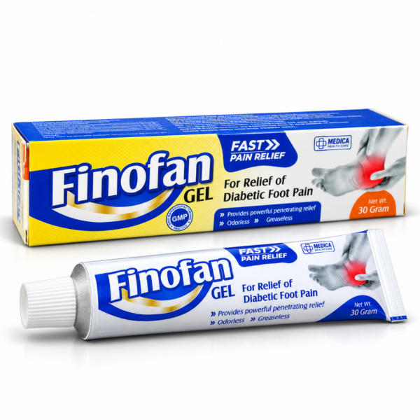 Finofan Fast Pain Relief Gel for Diabetic Foot Pain – 30g
