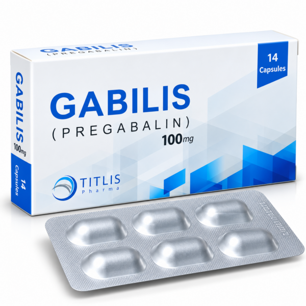 Gabilis 100mg Capsules – Pregabalin – Pack of 14 Capsules