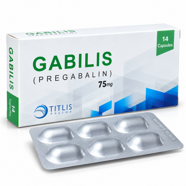 Gabilis 75mg Capsules – Pregabalin – Pack of 14 Capsules