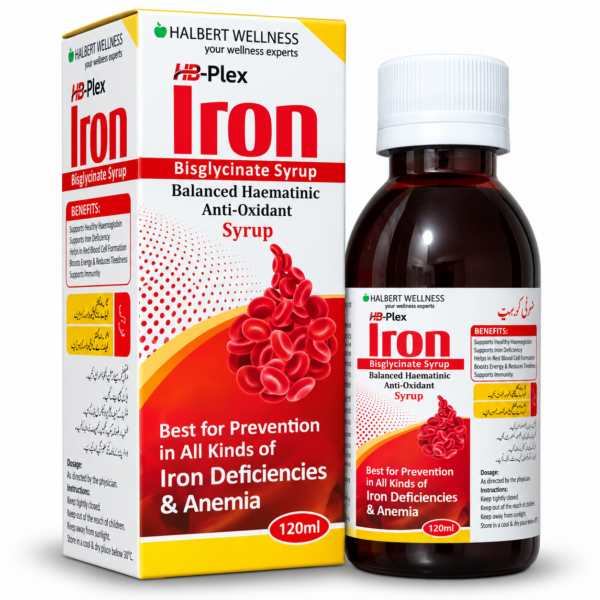 HB-Plex Iron Bisglycinate Syrup 120ml