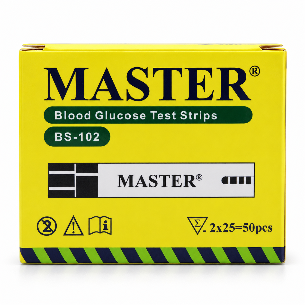 MASTER BS-102 Blood Glucose Test Strips – 50 Pieces - Image 4