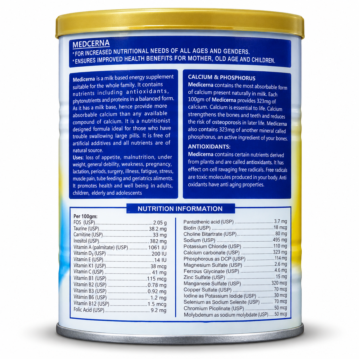 Medicerna Triple Care Diabetes Nutritional Supplement Powder – Vanilla Flavour, 400g - Image 3