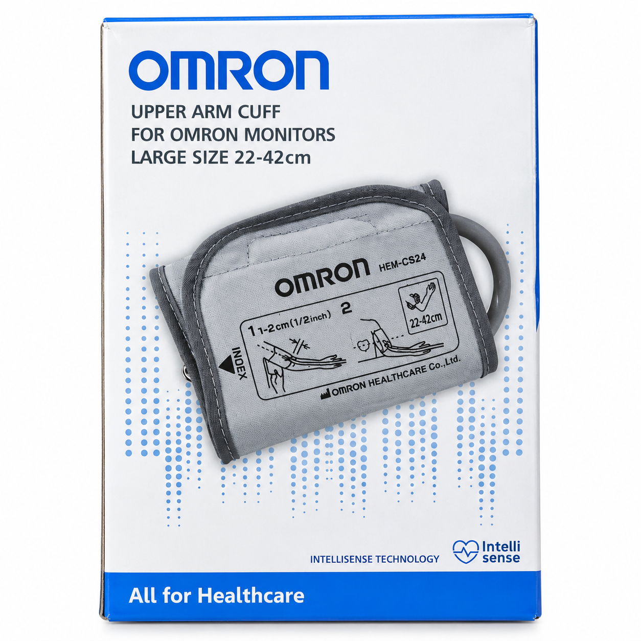 Omron Large Upper Arm Cuff 22–42cm – Replacement Cuff for Omron Blood Pressure Monitors - Image 2