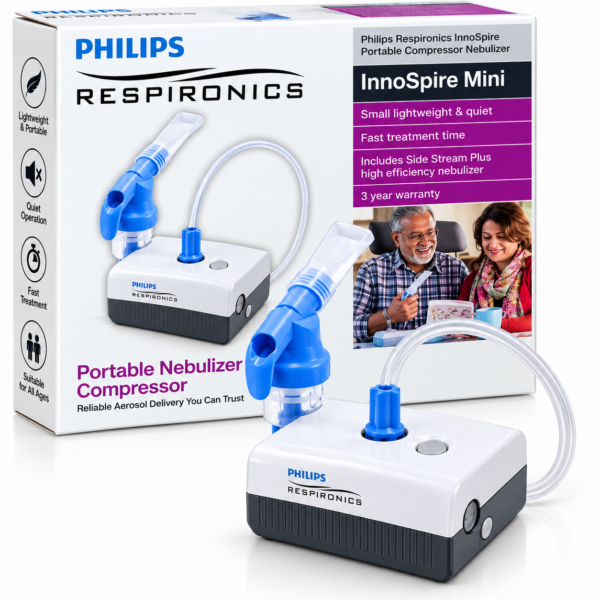 Philips Respironics InnoSpire Mini Portable Compressor Nebulizer