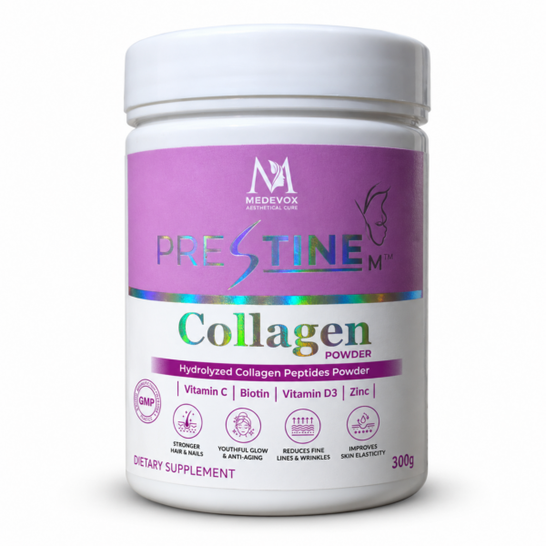 Prestine Me Collagen Powder with Vitamin C, Vitamin D3, Biotin & Zinc – 300g