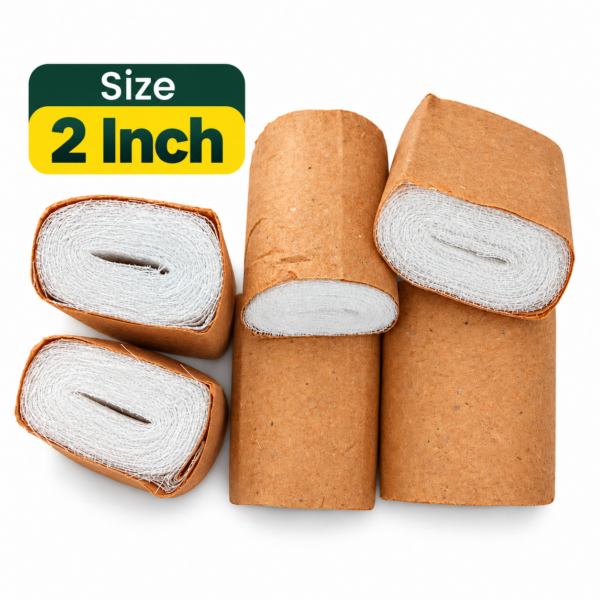 Ever Shine Cotton Bandage 2 Inch – Sterile-Style Cotton Bandage Roll